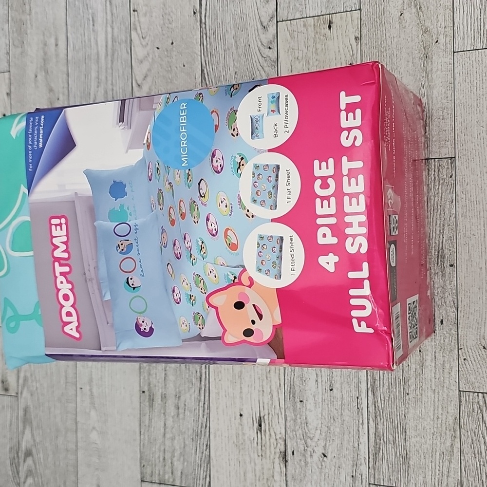 4 Piece Kids Full Sheet Set